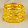 Middle eastern 24k gold plated women's bangle luxury jewelry gift designer indian bracelet african arabian wedding