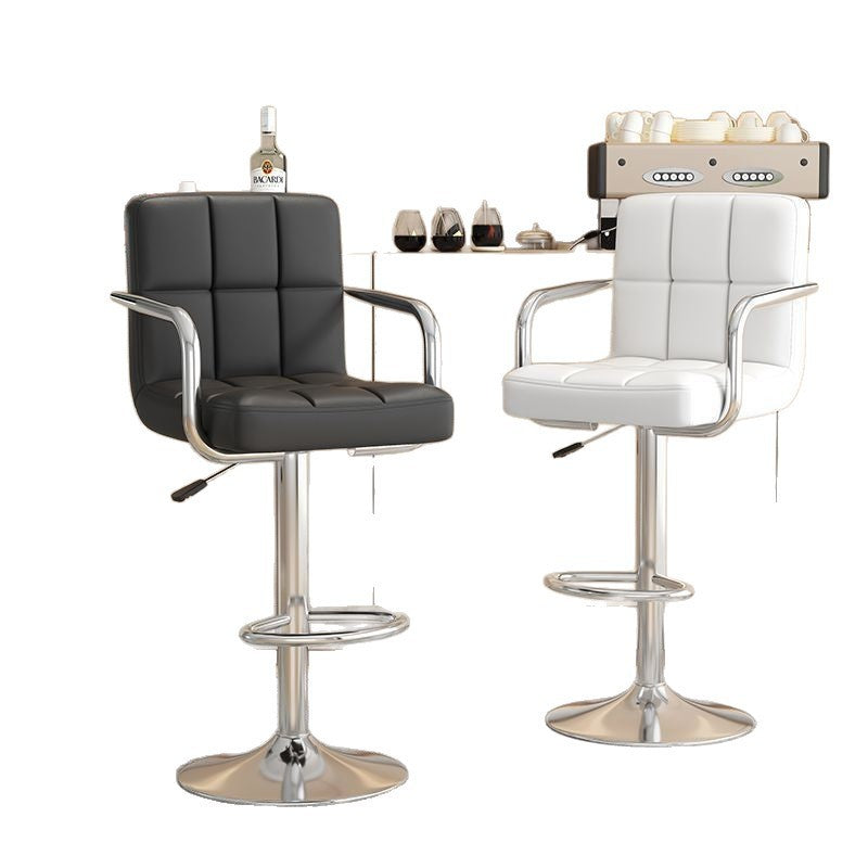 Bar stool, home bar swivel lift chair, front desk cashier, nail salon, beauty salon, makeup chair, adjustable chair - no back
