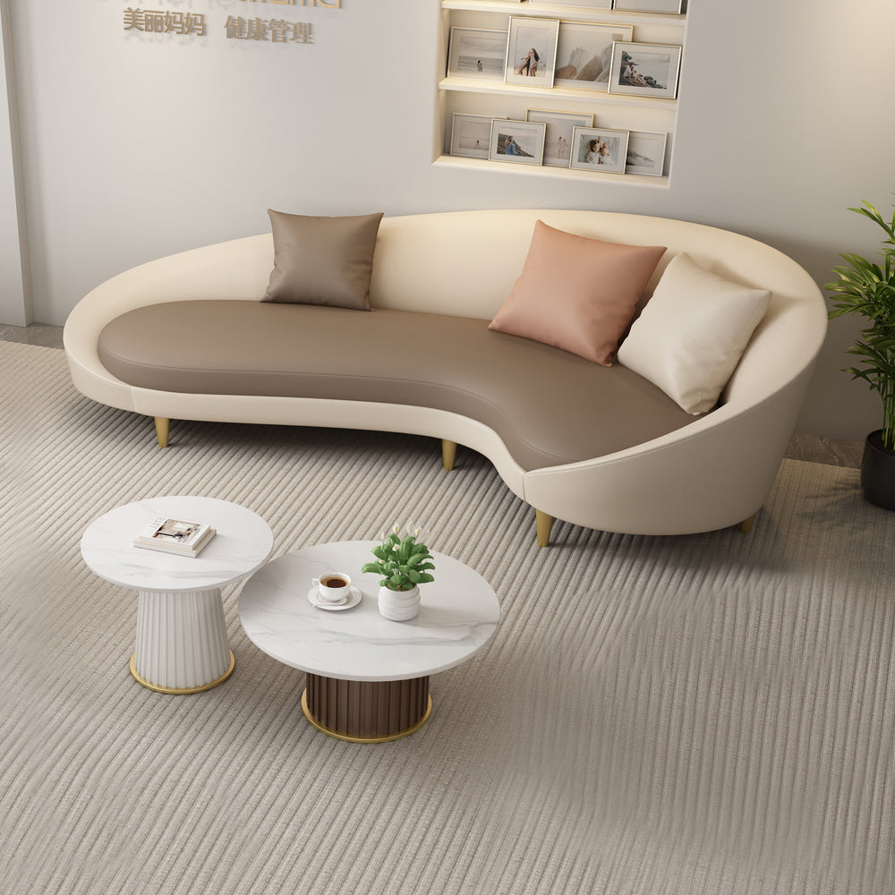 Nordic clothing store sofa simple modern curved internet celebrity shaped creative accessible luxury beauty salon casual store reception