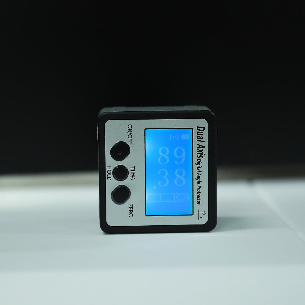 JAVIER high-precision dual-axis digital display tilt box electronic angle ruler with magnetic angle meter angle gauge level