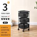 Kitchen storage rack - home fruit & vegetable organizer, freestanding rotating, detachable multi-tier shelf, grocery storage rack