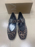 Za new 2024 autumn leopard print fashionable women's round toe flat shoes - stylish and minimalist flats
