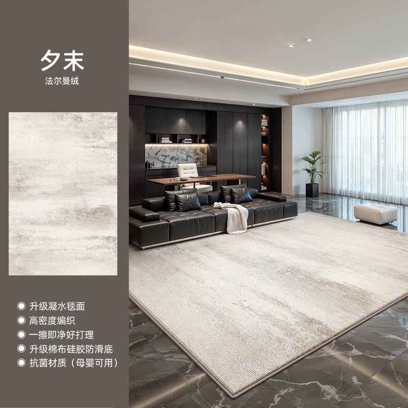 Carpet living room italian normcore no-wash and wipeable coffee table sofa floor mat accessible luxury stain-resistant bedroom carpet large area