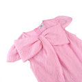 Spring/summer new arrival: elegant a-line high-waisted pink jacquard slimming party dress