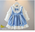 Girls' bowknot lolita dress - new spring/autumn  collection - sweet lace princess dress for little girls - dropshipping available