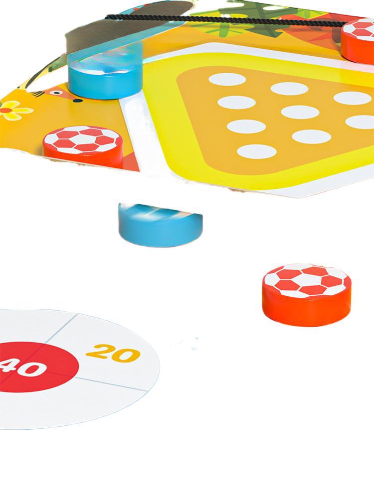 Wooden Bouncing Chess Double Table Game Bowling Parent-Child Interactive Birthday June 1st Gift Children's Educational Toys