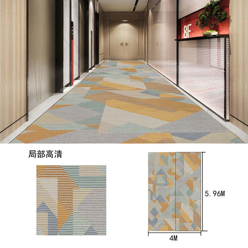 In stock haima 800g nylon carpet hotel corridor aisle thickened flame retardant b1 fireproof bedroom carpet