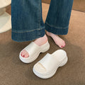 "eva platform sandals with hidden wedge heel - women's 2025 summer collection: comfortable, stylish, and perfect for beach & outdoor wear"