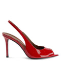 2026 summer new open-toe pointed-toe stiletto heel sandals - patent leather peep-toe heels for women - cross-border european and american style