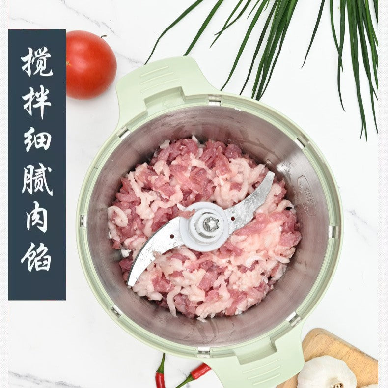 New 6l electric meat grinder - household multifunctional 8l food processor, mixer, and meat stuffing machine - chili grinder - wholesale