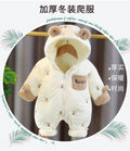 Super cute baby onesie, perfect for fall and winter. this padded, thickened romper is ideal for both baby boys and girls. a cozy, fleece-lined outfit for newborns, perfect for outings