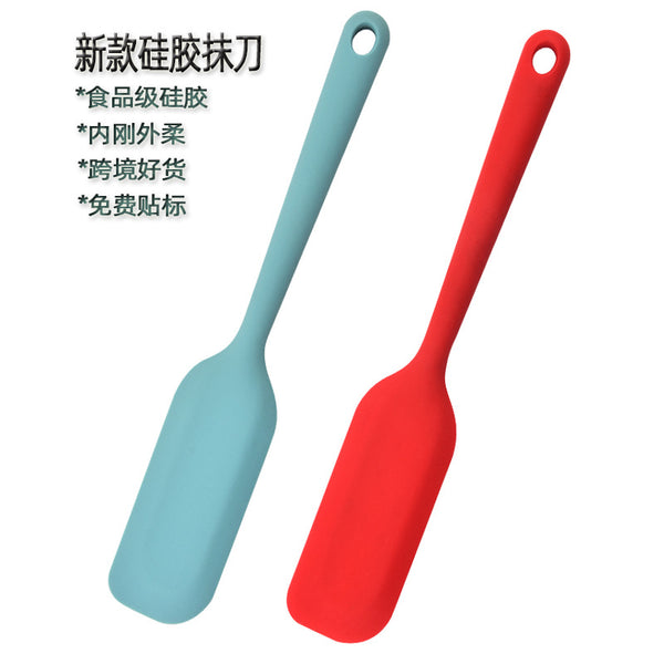 Silicone integrated scraper stirring small shovel cake cream spatula baking tool bakery scraper new