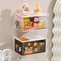 For homewall-mounted dustproof and moisture-proof rotate storage box office dormitory punch-free storage rack for home mirror cabinet storage box