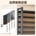 Steel shoe rack for home door multi-layer floor-standing storage rack large-capacity iron storage rack entrance door simple shoe cabinet