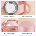 Baby food bowl - anti-drop, anti-scald, 304 stainless steel feeding bowl for infants and toddlers - perfect for on-the-go meals