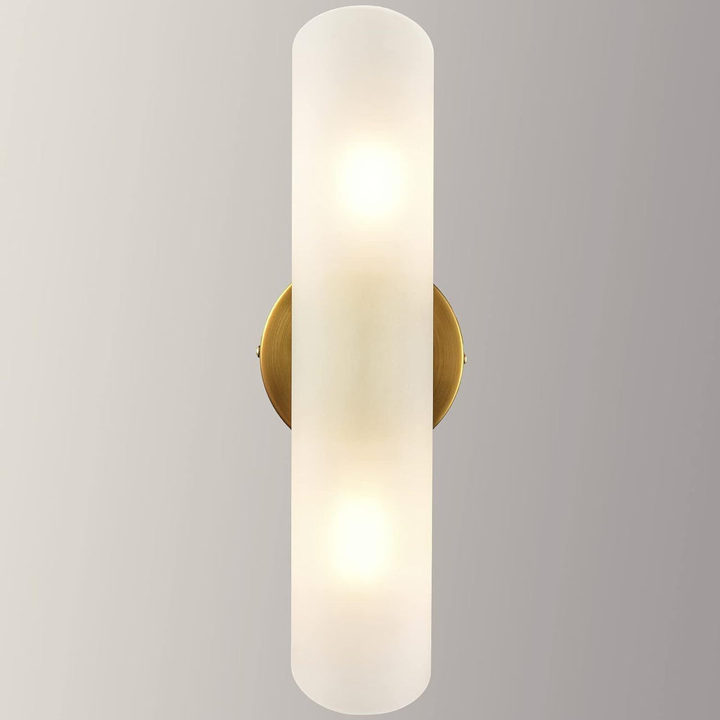 Cross border modern wall lamp bathroom vanity lamp brass wall lamp cylindrical wall lamp lighting for hallway bedroom