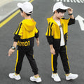 Boys' fall outfit set  new children's clothing boys' casual spring and autumn sports two-piece set casual and versatile