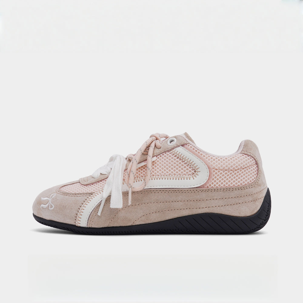 Apple shoes versatile niche retro german army trainers women's 2026 spring/autumn new breathable casual sneakers white shoes trendy