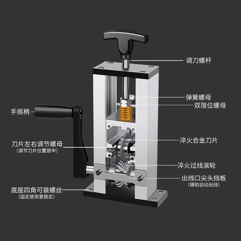 Baolian wire stripping machine electric waste copper wire pliers waste wire and cable stripping machine stripping machine wire stripper wire pulling handy gadget