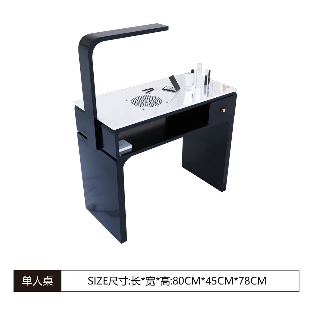 Cute popular scandinavian makeup stool bedroom backrest chair light luxury ins style modern minimalist nail salon