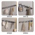 No punching clothes hook wall-mounted entrance door back coat wall entrance entrance clothes row hook clothes hanger hook