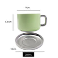 Scandinavianins creative ceramic coffee cup high-grade high-looking electroplated afternoon tea milk cup drinking ceramic cup