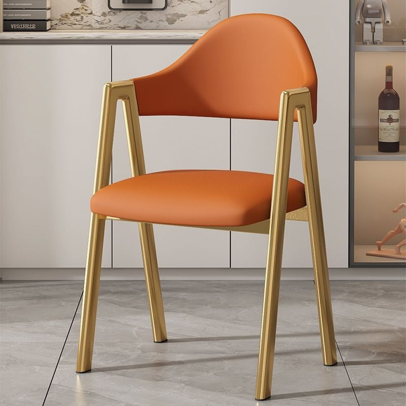 Dining chair home casual modern scandinavian chair bedroom study desk chair casual stool backrest commercial dining table chair