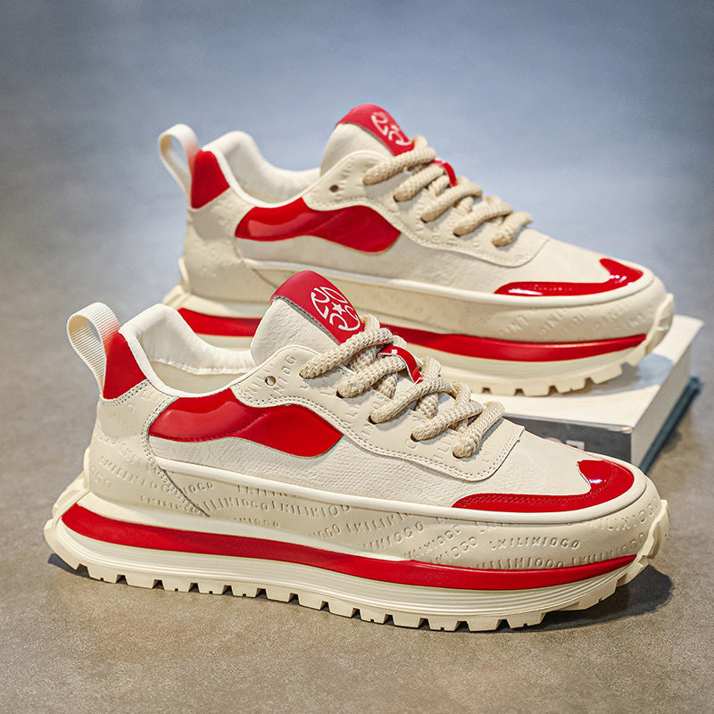 Men's shoes: 2026 spring/summer new arrivals - trendy, comfortable, versatile chunky sole, bestselling breathable dad shoes, casual sneakers