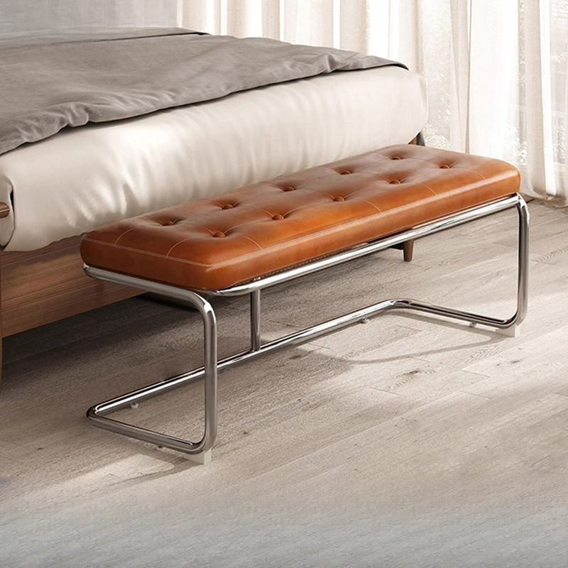 Living room american bench stool, medieval style, scandinavian stainless steel shoe changing stool, door seat, dining room chair