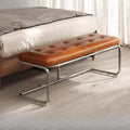 Living room american bench stool, medieval style, scandinavian stainless steel shoe changing stool, door seat, dining room chair