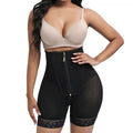 fashionhigh waist body shaping pants double layer pressurized waist slimming belly control pants 3-breasted zipper body shaping pants
