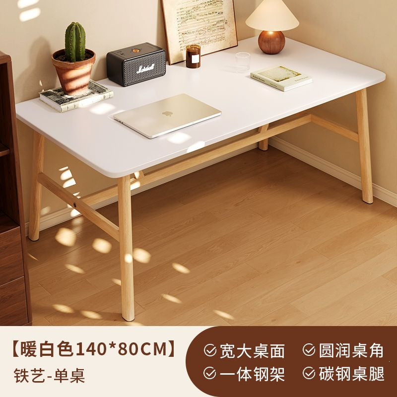 Computer desk bedroom for home desk office table girl casual workbench rectangular simple rental house table and chair
