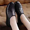 Soft leather soft bottom ladieswear shoes flatsabrasion resistantwaterproofbows work shoes wechat group purchase live broadcast one piece dropshipping