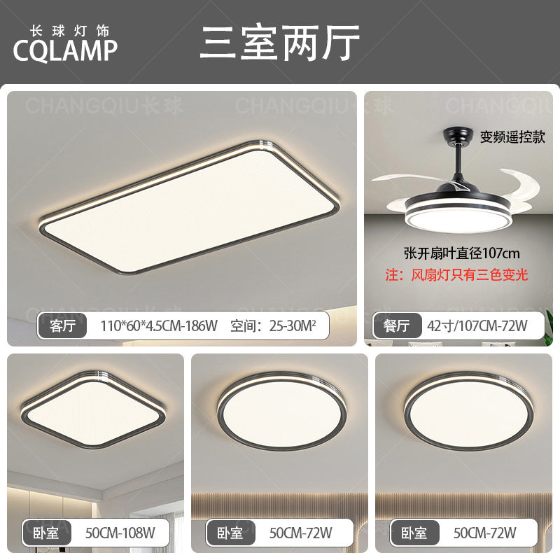 American Puri Full Spectrum Eye Protection Living Room Light Ceiling Light Home Improvement Lighting Modern Minimalist Bedroom Light Zhongshan Lighting