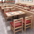 Mizumura bibimbap same style catering restaurant solid wood stool restaurant table and chair combination commercial noodle shop fast food table table