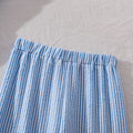 Girls' outfit set:  spring/summer new style - chic striped long-sleeve shirt & casual pants - kids' sun protection two-piece set