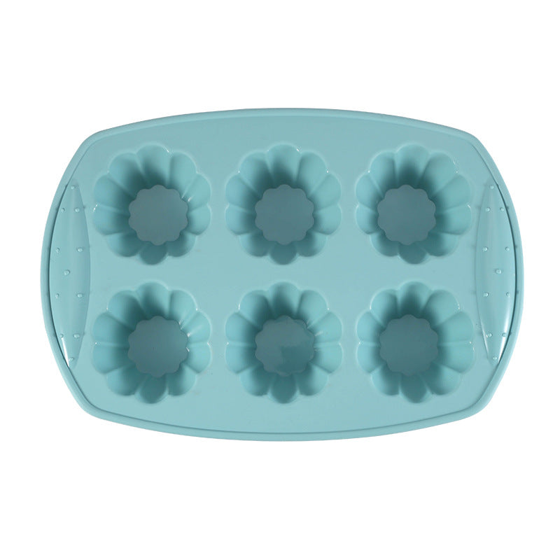 Bestselling mousse ring food-grade 6-cavity silicone donut cake mold - oven safe, direct from the manufacturer