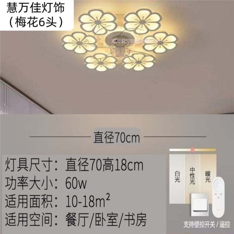 New arrival bedroom fan light casual modern living room ceiling fan light kids room ceiling light with fan light zhongshan lighting