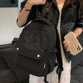 high-value elementary school, junior high school, and high school student backpacks for girls – large capacity, japanese-style, cute, minimalist double backpacks