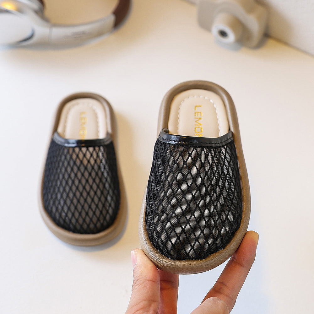 Personalized boys cork fashion sandals kids sandals flip-flops flats toe-cap slippers slip-on half slippers