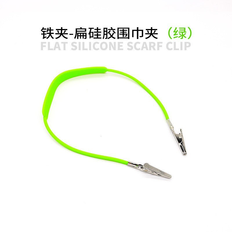 Dental Silicone Scarf Clip Special Oral Dental Disposable Apron Clip High Temperature Sterilization Scarf Clip