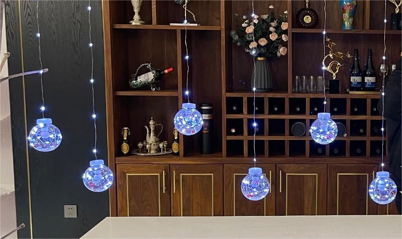 LED Christmas curtain lights star lights Internet celebrity decoration room layout outdoor lights flashing lights string lights star lights