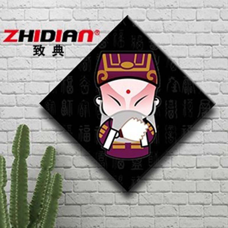 Hotel wall decoration paintings Peking Opera character murals Restaurant noodle shop wall creative catering Hot pot shop box hanging paintings