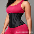 【200 pieces custom】european and american latex sweat-inducing fitness waist trainer - tummy control, slimming, and shaping sports corset belt