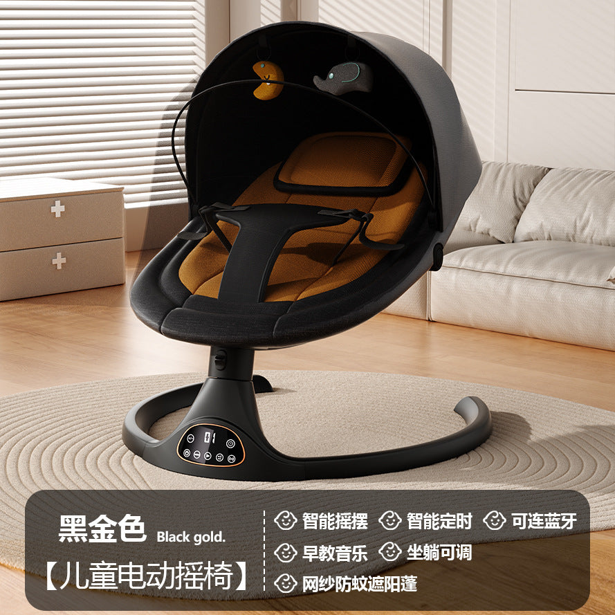 Baby Electric Soothing Cradle Bed Artifact Baby Multifunctional Sitting and Reclining Rocking Chair APP Remote Control