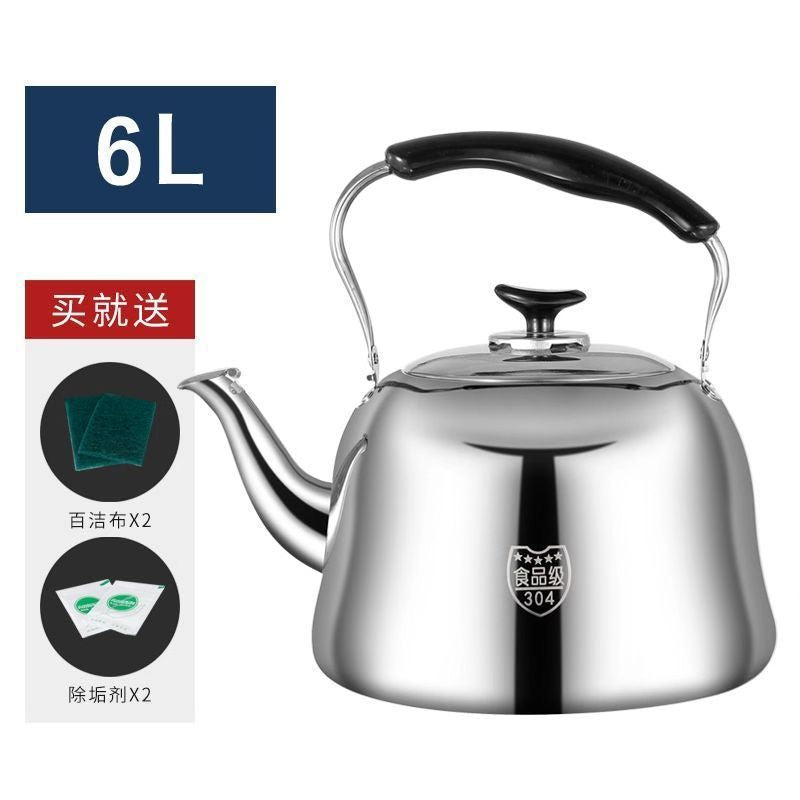 Stainless steel whistling large-capacity classical water kettle gas for homeinduction cooker hot water kettle open flame water kettle