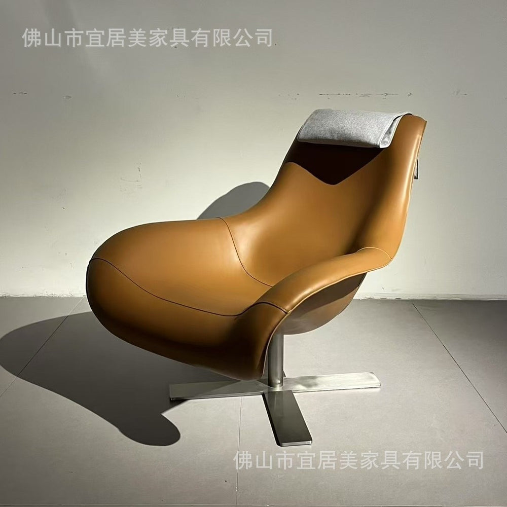 Duck tongue horse special-shaped popular casual chair scandinavian designer fiberglass reception lounge chair art creative sofa chair