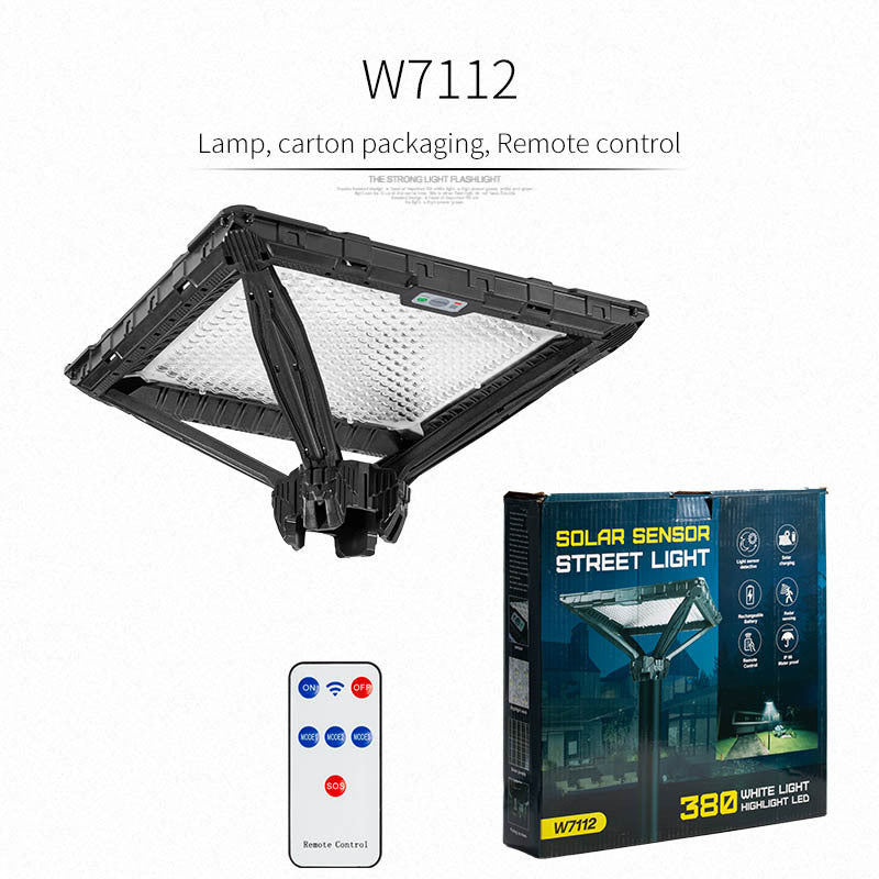 Cross-border solar street lights, human body induction, automatic power storage, road lighting, image beautification, stigma lights, lighting lights