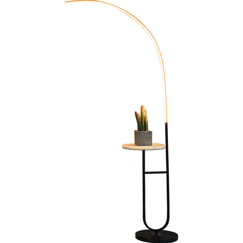 Floor lamp living room sofa next to scandinavianled bedside lamp creative stylish bedroom study ins style fishing lamp