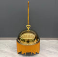 Gold stainless steel buffet warmer - openwork lid buffet stove - hotel restaurant heating and insulation furnace